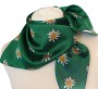 Edelweiss Tuch Trachtentuch Halstuch Nickituch Damen Herren gruen gelb  weiss